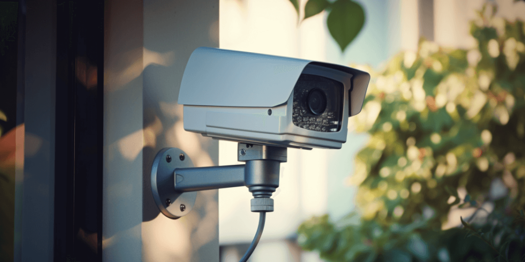 Kameraovervågning af butik