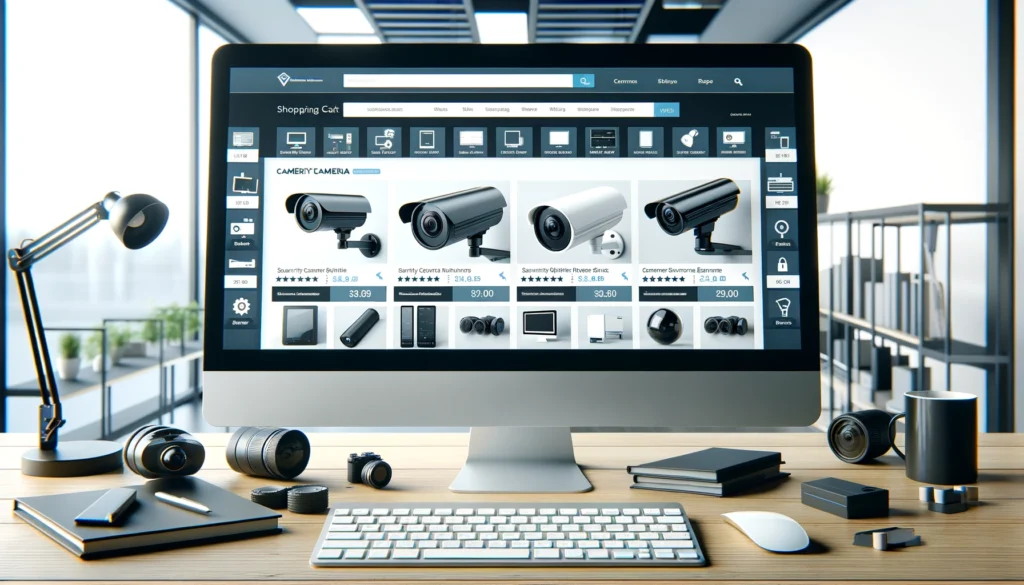 dropshipping webshop til salg af udstyr til kameraovervågning